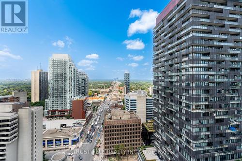 2106 - 8 Eglinton Avenue E, Toronto (Mount Pleasant West), ON - Outdoor With Balcony With Facade