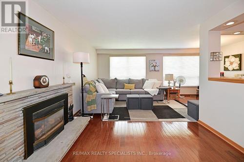 59 Wareside Road, Toronto (Etobicoke West Mall), ON - Indoor Photo Showing Living Room With Fireplace