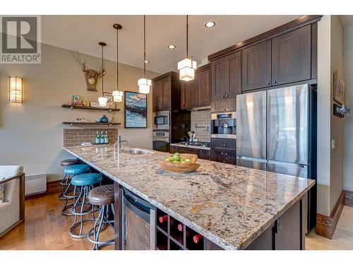 901 2Nd Avenue Unit# 302A, Fernie, BC - Indoor Photo Showing Kitchen With Upgraded Kitchen