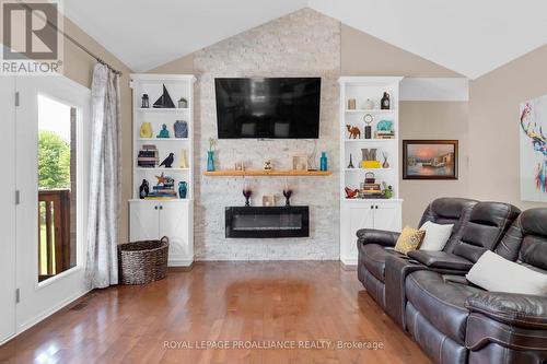 75 Sycamore Drive, Belleville, ON - Indoor Photo Showing Living Room With Fireplace