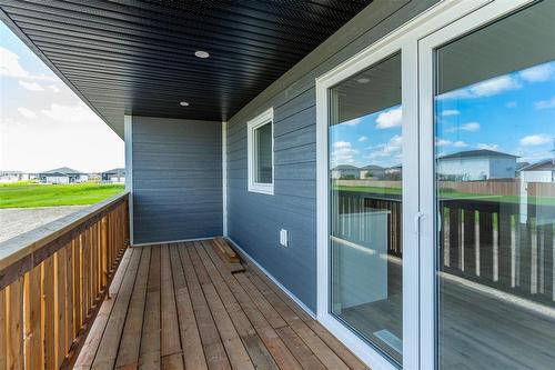 199 Wyndham Estate Drive, Steinbach, MB - Outdoor With Deck Patio Veranda With Exterior