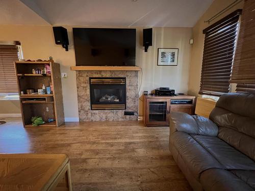 1661 Bann Street, Merritt, BC - Indoor Photo Showing Living Room With Fireplace