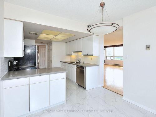 1204-10 Torresdale Ave, Toronto, ON - Indoor Photo Showing Kitchen With Double Sink