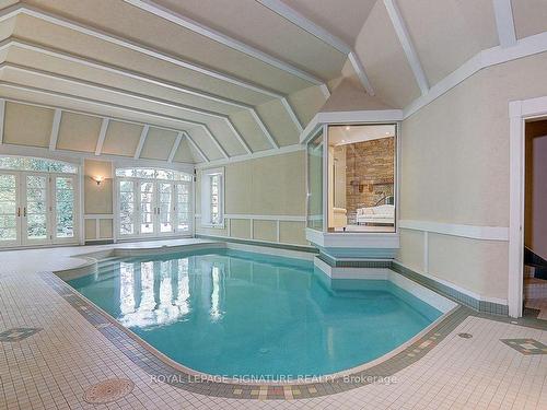 28 Old English Lane, Markham, ON - Indoor Photo Showing Other Room With In Ground Pool