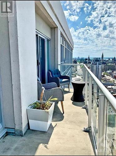 242 Rideau Street Unit#Ph2-2802, Ottawa, ON - Outdoor With Balcony With Exterior