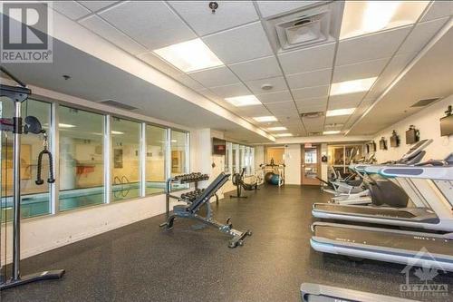 242 Rideau Street Unit#Ph2-2802, Ottawa, ON - Indoor Photo Showing Gym Room