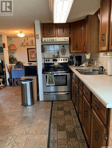 193 Dumble Road, Canwood Rm No. 494, SK - Indoor Photo Showing Kitchen With Double Sink