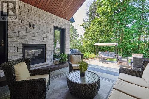 6686 Yacht Boulevard, Cornwall, ON - Outdoor With Fireplace With Deck Patio Veranda With Exterior