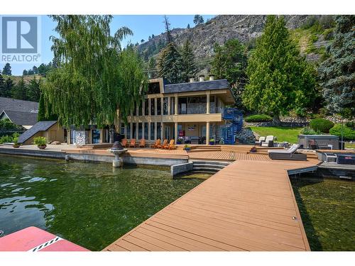 8180 Tronson Road, Vernon, BC - Outdoor With Body Of Water With Deck Patio Veranda