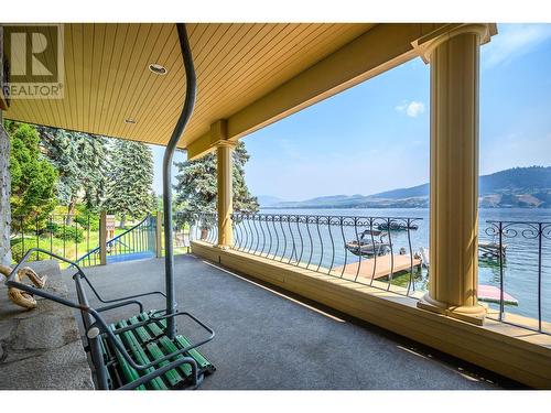 8180 Tronson Road, Vernon, BC - Outdoor With Body Of Water With Deck Patio Veranda With Exterior