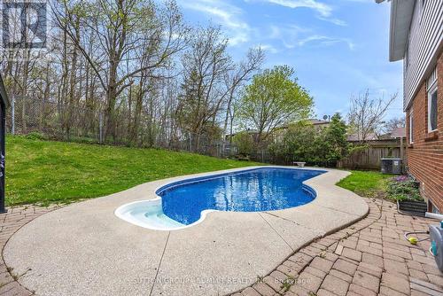 28 Storey Drive, Halton Hills (Acton), ON - Outdoor With In Ground Pool With Backyard