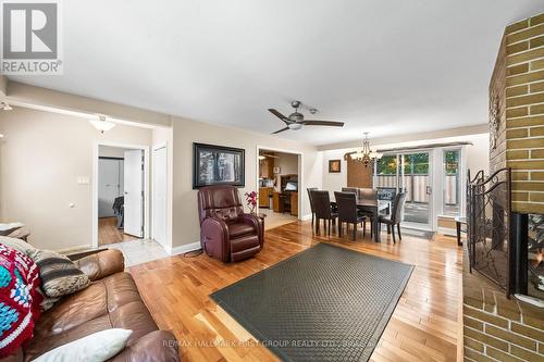 1652 Taunton Road, Clarington, ON - Indoor Photo Showing Living Room With Fireplace