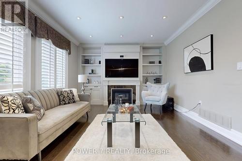 100 Forester Crescent, Markham, ON - Indoor Photo Showing Living Room With Fireplace