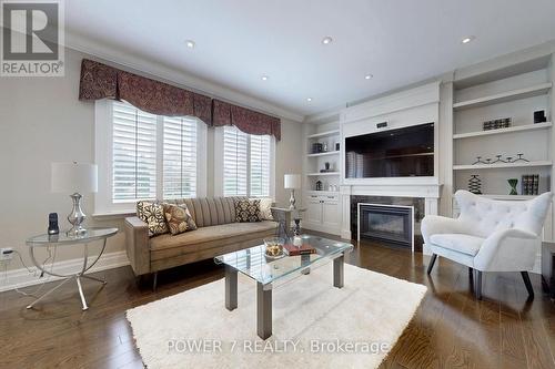 100 Forester Crescent, Markham, ON - Indoor Photo Showing Living Room With Fireplace