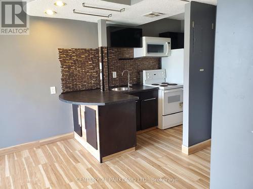 2107 - 150 Charlton Avenue E, Hamilton (Corktown), ON - Indoor Photo Showing Kitchen