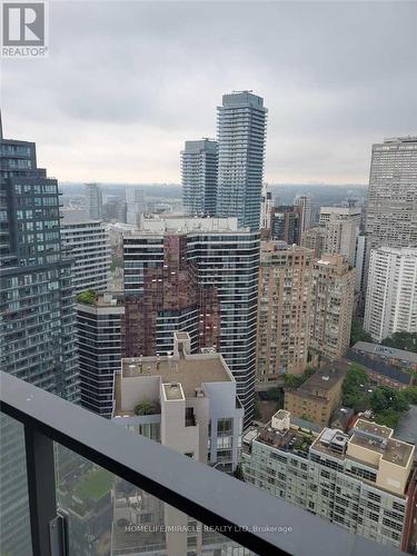 3910 - 11 Wellesley Street W, Toronto (Bay Street Corridor), ON - Outdoor With Balcony With View