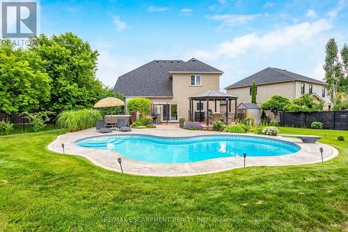 145 Wheeler Court, Guelph/Eramosa (Rockwood), ON - Outdoor With In Ground Pool With Backyard