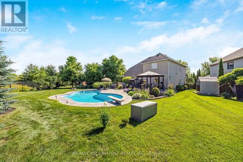 145 Wheeler Court, Guelph/Eramosa (Rockwood), ON - Outdoor With In Ground Pool With Backyard