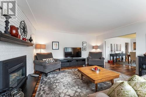 887 Notre Dame Street, Embrun, ON - Indoor Photo Showing Living Room With Fireplace