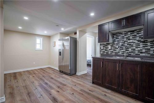 127 Robins Avenue, Hamilton, ON - Indoor Photo Showing Kitchen With Double Sink