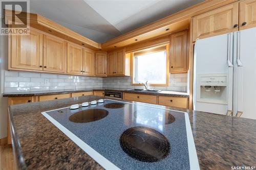 5002 Mirror Drive, Macklin, SK - Indoor Photo Showing Kitchen With Double Sink