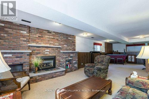 50 Greenfield Park, Belleville, ON - Indoor Photo Showing Living Room With Fireplace