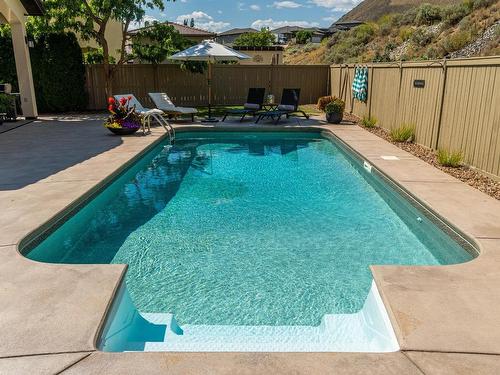 3029 Visao Court, Kamloops, BC - Outdoor With In Ground Pool With Backyard