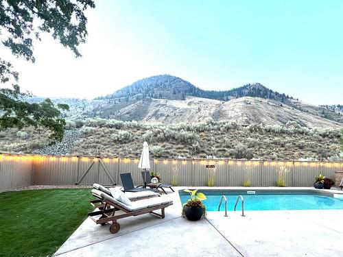 3029 Visao Court, Kamloops, BC - Outdoor With In Ground Pool With Backyard