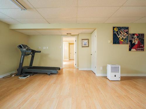 Salle familiale - 406 Rue Des Plateaux, Mont-Saint-Hilaire, QC - Indoor Photo Showing Gym Room