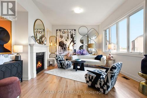 73 Current Drive, Richmond Hill, ON - Indoor Photo Showing Living Room With Fireplace