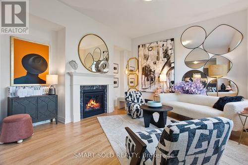 73 Current Drive, Richmond Hill, ON - Indoor Photo Showing Living Room With Fireplace