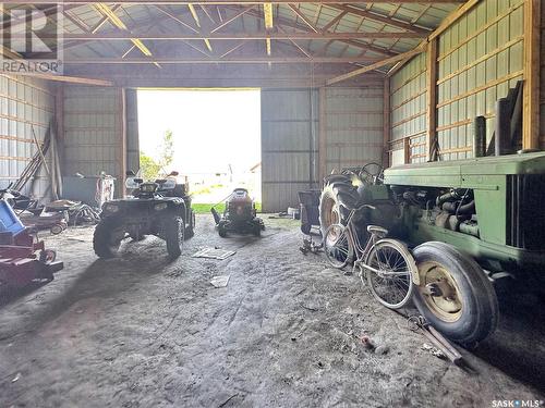 Lomenda Acreage, Langenburg Rm No. 181, SK - Indoor Photo Showing Garage