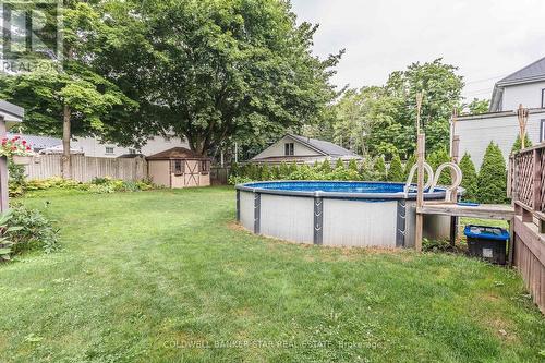 18 ft. heated pool - 6 Rutherford Avenue E, Aylmer (Ay), ON - Outdoor With Above Ground Pool With Backyard