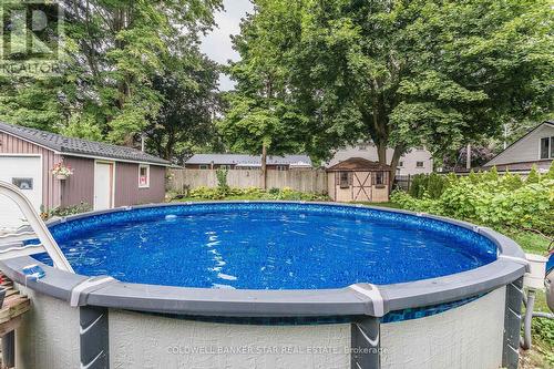 6 Rutherford Avenue E, Aylmer (Ay), ON - Outdoor With Above Ground Pool With Backyard