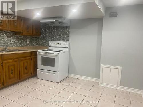 Basemen - 31 Hoseyhill Crescent, Toronto, ON - Indoor Photo Showing Kitchen With Double Sink