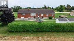 Rear of home overlooking open fields - 