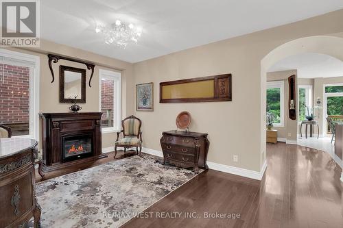 99 Verdi Road, Richmond Hill, ON - Indoor Photo Showing Living Room With Fireplace