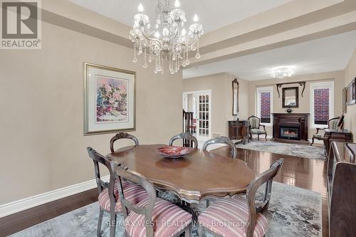 99 Verdi Road, Richmond Hill, ON - Indoor Photo Showing Dining Room With Fireplace