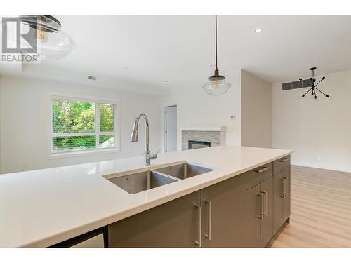 1883 Water Street Unit# 209, Kelowna, BC - Indoor Photo Showing Kitchen With Double Sink