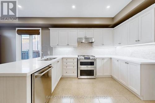 62 Whittington Drive, Hamilton, ON - Indoor Photo Showing Kitchen With Double Sink With Upgraded Kitchen