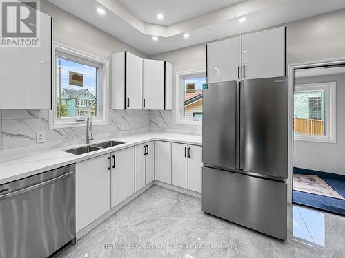 57 Princess Street, Hamilton, ON - Indoor Photo Showing Kitchen With Double Sink