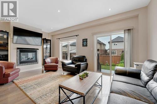 162 Westbank Trail, Hamilton (Stoney Creek Mountain), ON - Indoor Photo Showing Living Room With Fireplace