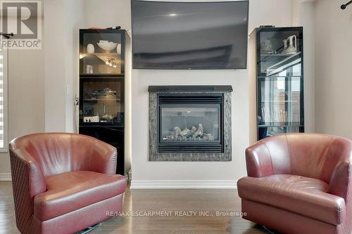 162 Westbank Trail, Hamilton (Stoney Creek Mountain), ON - Indoor Photo Showing Living Room With Fireplace