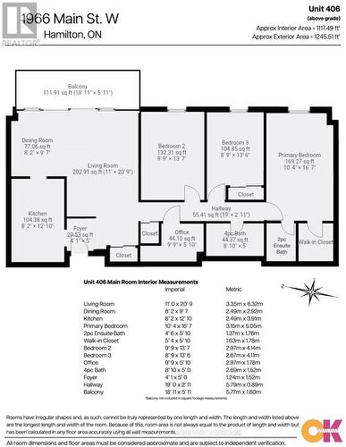 406 - 1966 Main Street W, Hamilton (Ainslie Wood), ON - Other