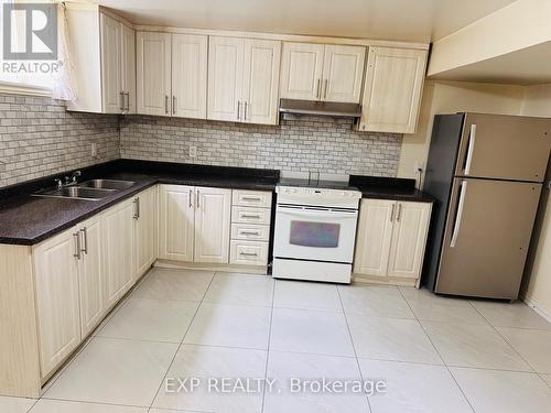 Lower - 12 Wilmot Road, Brantford, ON - Indoor Photo Showing Kitchen With Double Sink