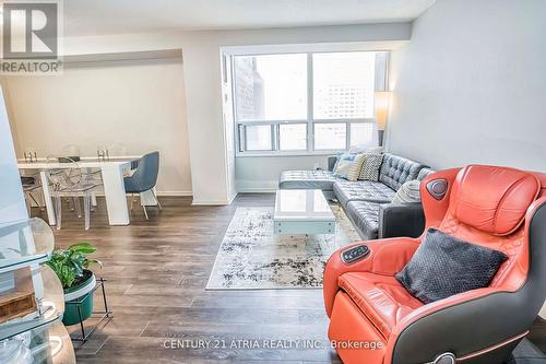 1009 - 5 Old Sheppard Avenue, Toronto (Pleasant View), ON - Indoor Photo Showing Living Room With Fireplace