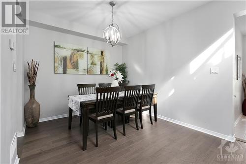 512 Rannoch Private, Ottawa, ON - Indoor Photo Showing Dining Room