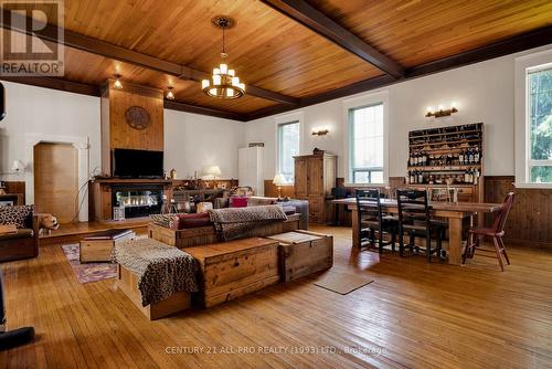 3826 Vic Lightle Road, Port Hope, ON - Indoor With Fireplace