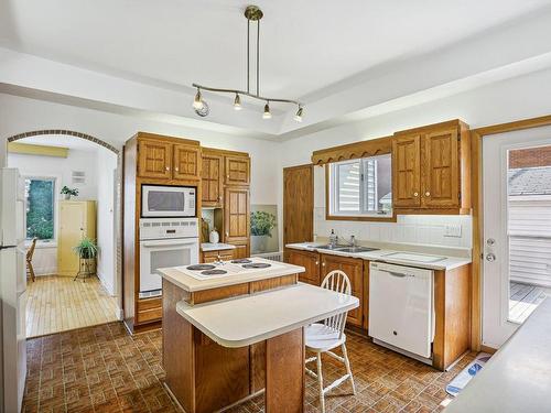 Kitchen - 8540  - 8544 Av. Pierre-De Coubertin, Montréal (Mercier/Hochelaga-Maisonneuve), QC - Indoor Photo Showing Kitchen With Double Sink