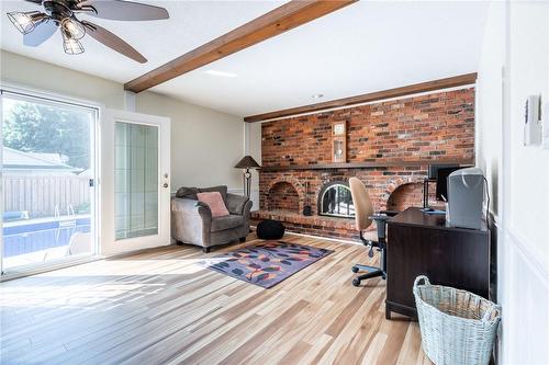 154 Hendrie Avenue, Burlington, ON - Indoor With Fireplace